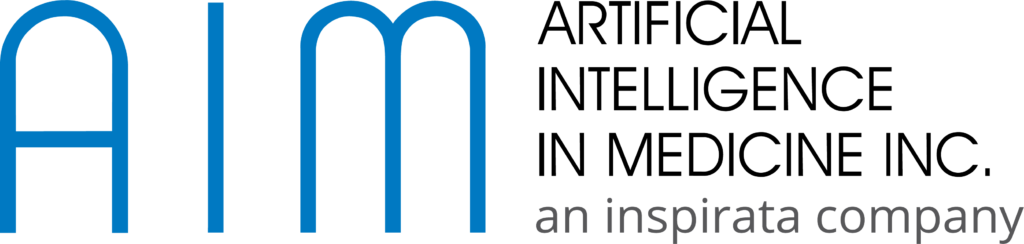 Logo for AIM (Artificial Intelligence in Medicine Inc.), an Inspirata Company.